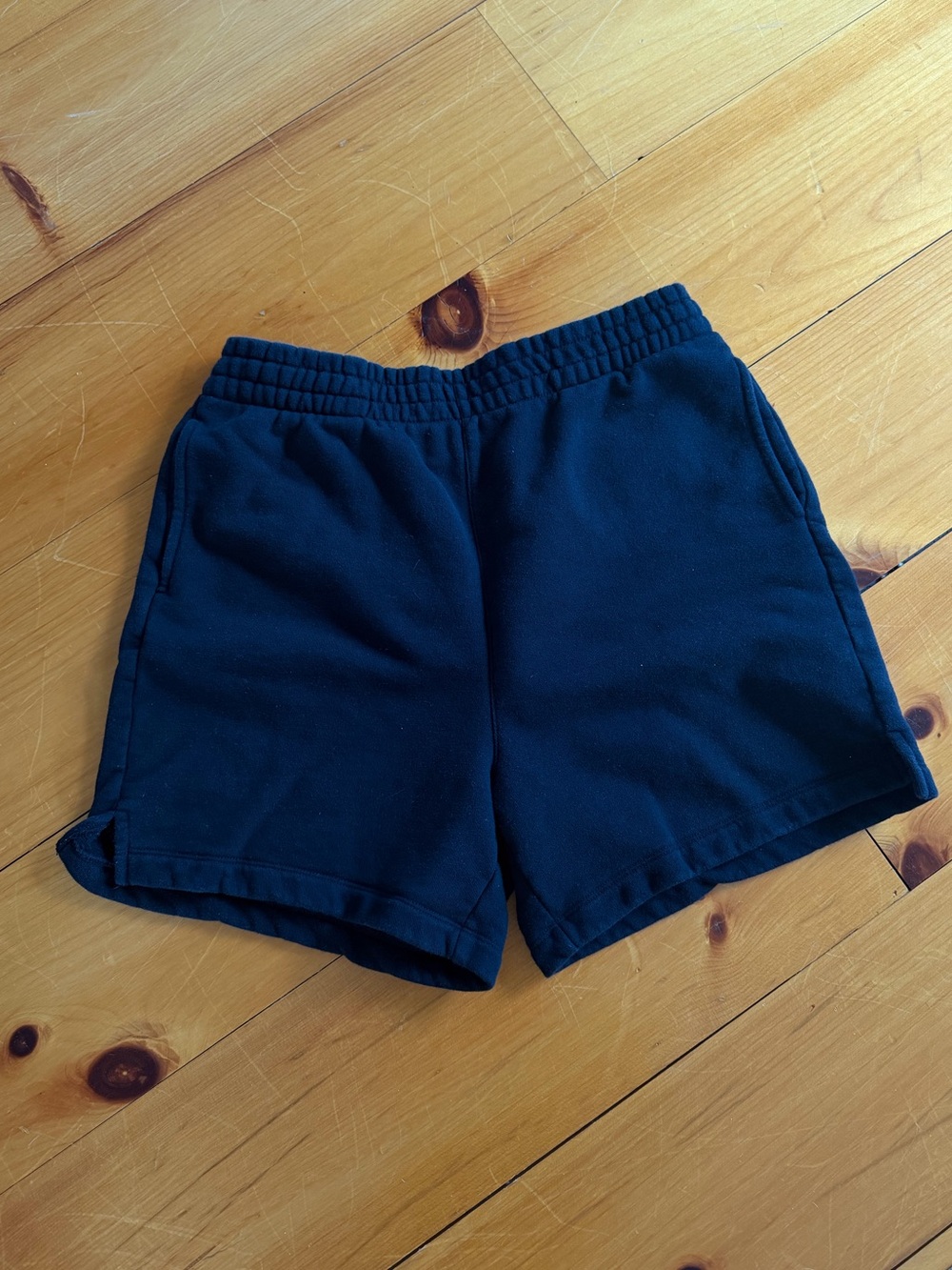 Reformation Black Sweat Shorts